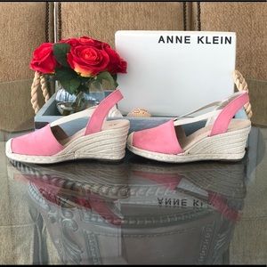 anne klein abril espadrille wedge sandal